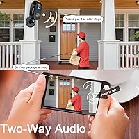 LETSCEE Wireless Security Camera 2K HD with Night Vision — image 8