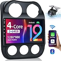 Jufodrca 4Core+64GB Car Radio Stereo for Jeep Patriot/Compass (2010–2016) — image 1