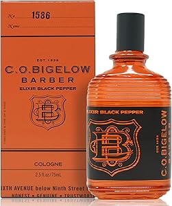 C.O. Bigelow Elixir Black Pepper No. 1586 Cologne 2.5oz Review
