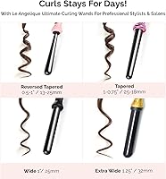 Le Angelique 1-Inch Ceramic Curling Wand Pink — image 3