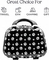 Travel Makeup Bag for Women, Large Travel Toiletry Bag (Dog Paws) — image 2