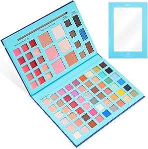 Color Nymph 54-Color Eye Shadow Palette Blue