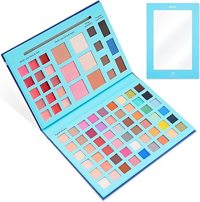 Color Nymph 54-Color Eye Shadow Palette Blue