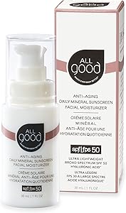 All Good Anti-Aging Daily Mineral Sunscreen Face Moisturizer SPF 50 - 1oz Review