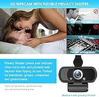 XPCAM A9 1080P Webcam with Microphone and Privacy Shutter — image 2