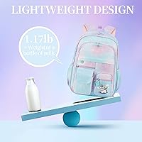 School Backpack for Girls Rainbow Backpack with Pencil Case — image 4