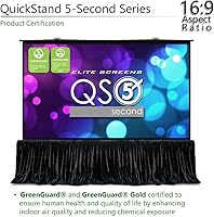 Elite Screens QuickStand QS150HD 150-inch Manual Pull Up Projector Screen — image 6