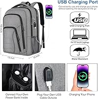 BOOEUDI Travel Laptop Backpack 17 Inch — image 3