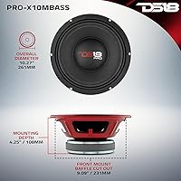 DS18 PRO-X10MBASS 10-inch Midbass Speaker — image 3