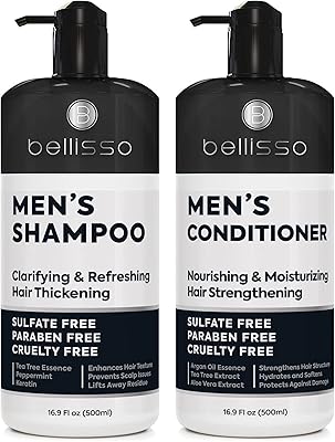 BELLISSO Men's Shampoo and Conditioner Set