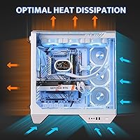 darkFlash DY470 Full-Tower ATX Gaming PC Case — image 8