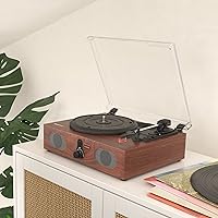 Amazon Basics Desktop Turntable TT603BT with Bluetooth and Built-in Speakers — image 7