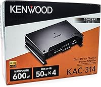 Kenwood KAC-314 4-Channel Car Stereo Amplifier — image 1
