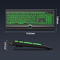 TECKNET Large Print Backlit Keyboard — image 5