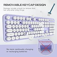 MOWUX Retro Typewriter Keyboard — image 4