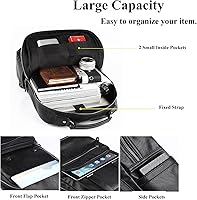 CHAO RAN Vintage Leather Laptop Backpack for Men — image 5