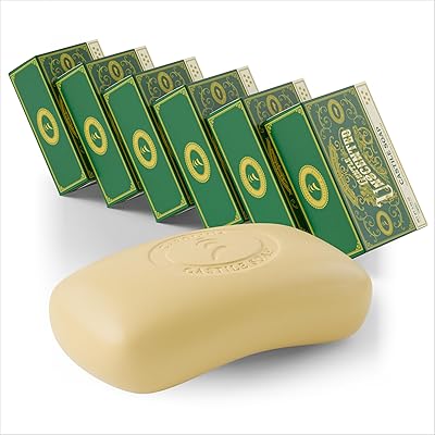 Carolina Castile Unscented Bar Soap – 6 Pack, 5 oz Each