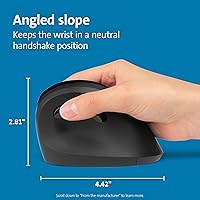 Kensington Pro Fit Ergo Vertical Wireless Mouse — image 3