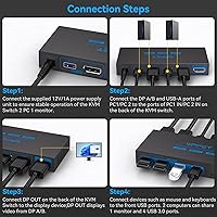 CMSTEDCD 8K@60Hz DisplayPort KVM Switch — image 3