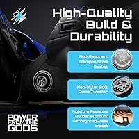 Hifonics Zeus ZS35CX 3.5 Inch Coaxial Speakers — image 3