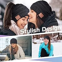 HIGHEVER Bluetooth Beanie Hat for Women — image 4