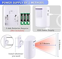 Shaogax Motion Sensor Alarm System with 2 PIR Sensors — image 3