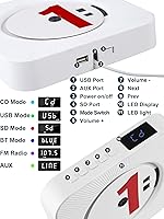 Homlab CD1-001 Portable Wall Mounted CD Player with Bluetooth — image 6