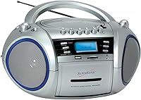 Supersonic SC-183UM Portable MP3/CD Cassette Recorder with AM/FM Radio — image 1