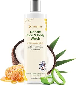 Honeyskin Face and Body Wash with Manuka Honey, 16oz Review