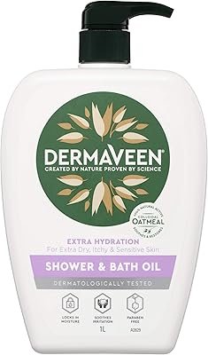 DermaVeen Shower & Bath Oil 1 Litre