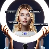 MACTREM 22-inch Ring Light with Stand — image 6