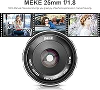 Meike 25mm F1.8 Manual Focus Lens for Micro Four Thirds — image 2
