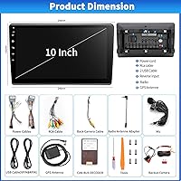 KUFUESGGERTA Car Stereo Radio for Jeep Wrangler JK Compass Grand Cherokee Dodge Ram 1500, Android 13, 10-inch Touchscreen — image 7