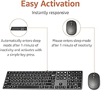 Amazon Basics Ultra Premium Wireless Keyboard and Mouse Combo — image 5