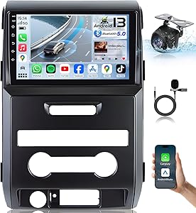 Fortdows Car Radio for Ford F150 2009-2014, 9-inch Touchscreen with Wireless CarPlay & Android Auto Review