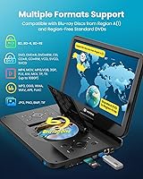 WONNIE 17.6″ Portable Blu-ray Player — image 3