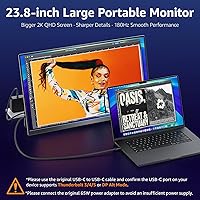 VisionOwl 23.8-Inch 2K Portable Monitor — image 2