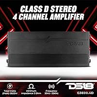 DS18 G3600.4D Car Audio Amplifier — image 2