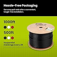 TRUE CABLE Cat6A Direct Burial Bulk Ethernet Cable 1000ft — image 5