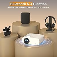 Pericat PJ108 4K Supported Native 1080P Portable Projector — image 4