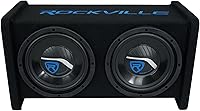 Rockville RV208P Dual 8″ Subwoofer in Vented Enclosure — image 2