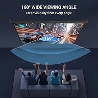 ZENY 100 Inch Pull Down Projector Screen 16:9 — image 5