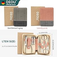 DEOU Manicure Set Nail Clippers Kit Gray — image 5