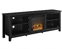 Walker Edison Wren Classic 70-Inch Fireplace TV Stand — image 1