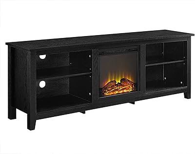 Walker Edison Wren Classic 70-Inch Fireplace TV Stand