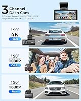 AZDOME M580 3-Channel Dash Cam — image 3