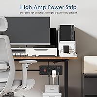 JUNNUJ 20 Amp Heavy Duty Power Strip 6-Outlet Surge Protector — image 5