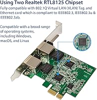 IO Crest Syba Dual 2.5 Gigabit Ethernet PCI-E Network Card — image 3