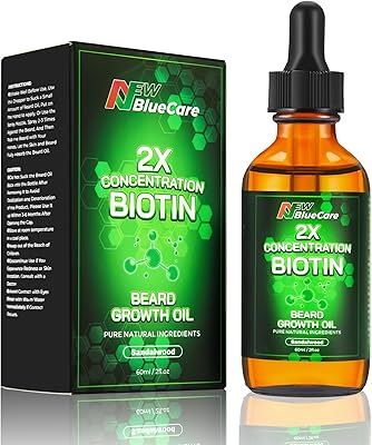 NEWBLUECARE Beard Growth Oil 2 Fl.Oz Sandalwood