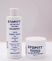 Stopitt Medicated Shampoo 8oz + Anti-dandruff Hair and Scalp Treatment 4oz — image 1